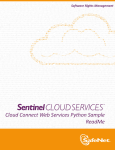 Sentinel Cloud Connect Web Services