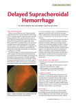 Delayed Suprachoroidal Hemorrhage