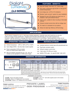 CL2 Series Datasheet