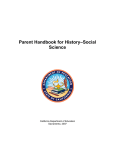 Parent Handbook for History–Social Science
