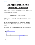 An Application of the Inverting Integrator