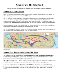 Chapter 24: The Silk Road