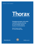 Managing passengers with stable respiratory disease planning air