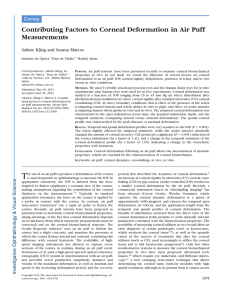 Contributing Factors to Corneal Deformation in Air Puff