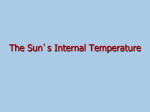The Sun`s Internal Temperature (PDF version)