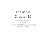 The Mole Notes - Mercer Island School District