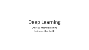 Deep Learning - UCF Computer Science