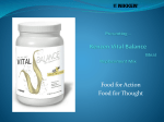 Presenting..Kenzen Vital Balance Meal Replacement Mix