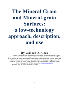 Mineral Grain–Complete