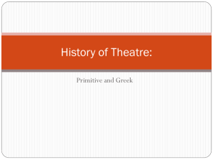 History of Theatre: