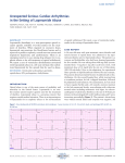 Unexpected Serious Cardiac Arrhythmias in the Setting of