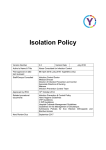 Isolation Policy - Yeovil District Hospital