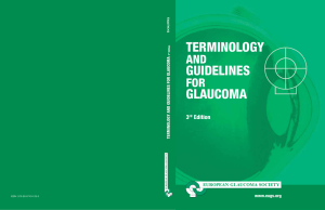 TERMINOLOGY GUIDELINES GLAUCOMA