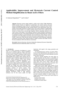 Applicability improvement and hysteresis current control method