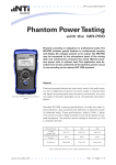 Phantom Power Testing