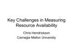Key Challenges in Measuring Resource Availability