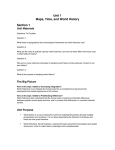 Unit 1 Maps, Time, and World History Section 1