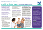 A guide to clinical trials - Children`s Cancer and Leukaemia Group