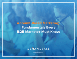 Account-Based Marketing: Fundamentals Every B2B