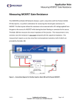 Measuring MOSFET Gate Resistance