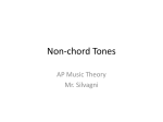 Non-chord Tones