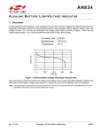 Alkaline Battery Low-Voltage Indicator