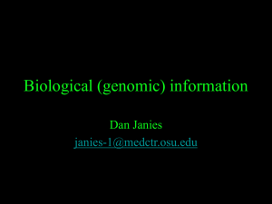 Biological information