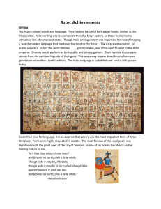 Aztec Achievements - Ms. Blevins` Website
