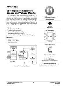 ADT7488A - SST Digital Temperature Sensor and Voltage Monitor