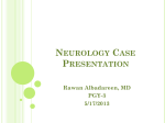 Neurology Case Presentation