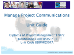 Manage Project Communications