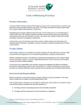 Code of Marketing Practices - Consumer Health Products Canada