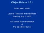 Objectivism 101: Life and Happiness