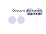 joint venture two or more companies agree to collaborate and jointly