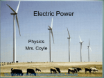 Electric Power - Tenafly High School