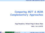 Comparing Model-to-Model (M2M) and Model-to-Text
