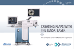 CREATING FLAPS WITH THE LENSX® LASER