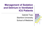 Diagnosis and Management of Delirium in Ventilated ICU Patients