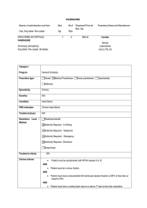 IVABRADINE Template example (Word 23KB)