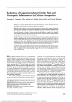 Reduction of capsaicin-induced ocular pain and neurogenic