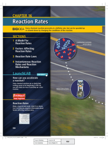 Reaction Rates