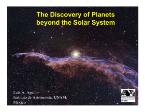 The Discovery of Planets beyond the Solar System
