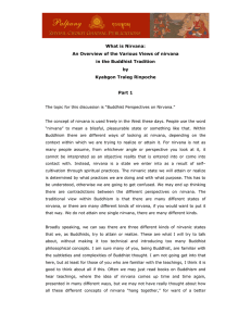 What is Nirvana - Traleg Kyabgon Rinpoche
