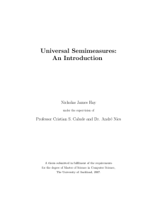 Universal Semimeasures: An Introduction
