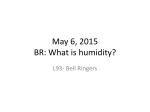 May 6, 2015 BR: What is humidity?