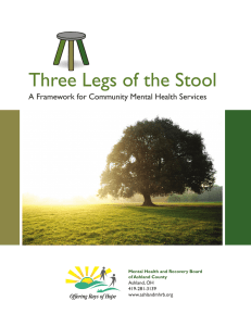 Three Legs of the Stool - Mental Health and Recovery Board