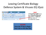 Defence System and Viruses EQ