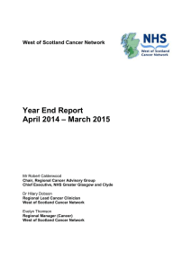 West of Scotland Cancer Network (WoSCAN)