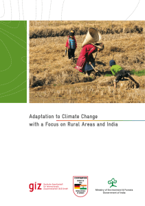 Adaptation to Climate Change with a Focus on Rural Areas
