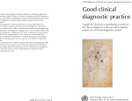 Good clinical diagnostic practice - Regional Office for the Eastern